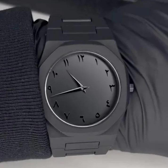 Black Arabic Aura Watch - New Trendy Watch