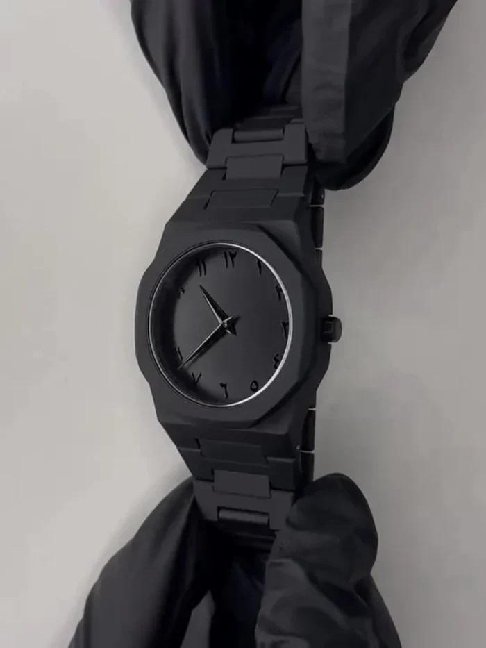 Black Arabic Aura Watch - New Trendy Watch