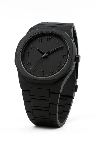 Black Arabic Aura Watch - New Trendy Watch