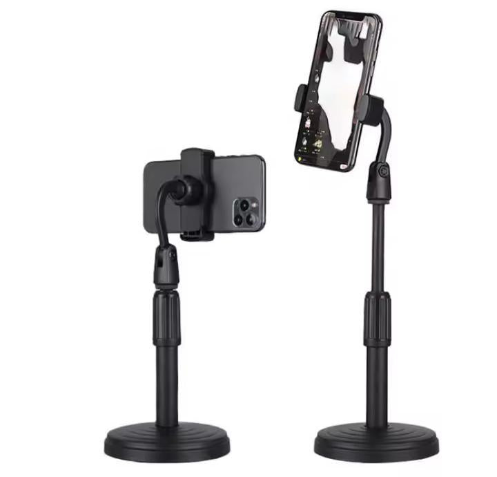 Adjustable portable tripod stand- 1 TCS black plastic holder