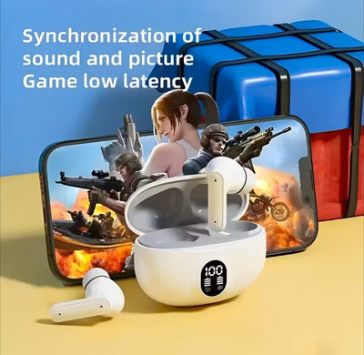 TWS In Ear Stereo Gaming Earbuds with Display and Bluetooth
