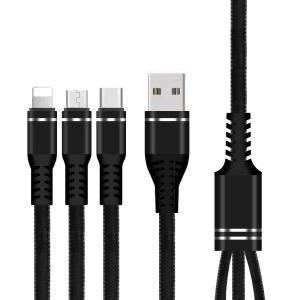 3 In 1 Mobile Charging Data Cable