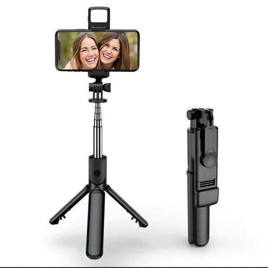 4 in 1 Selfie Stick Tripod with light and Bluetooth Remote