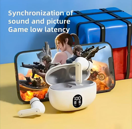 TWS In Ear Stereo Gaming Earbuds with Display and Bluetooth