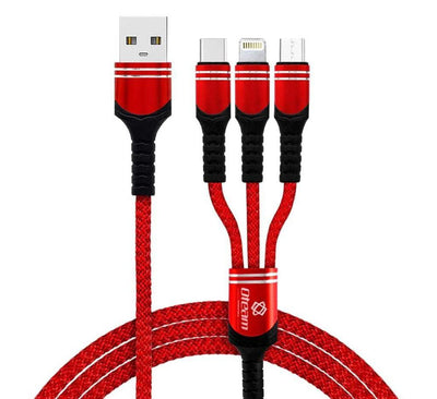 3 In 1 Mobile Charging Data Cable